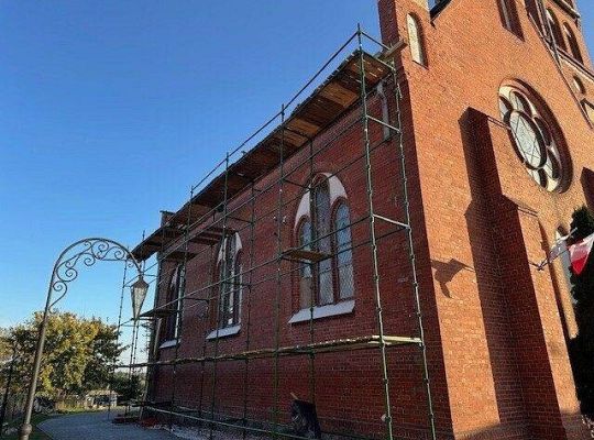 Remont dachu Kościoła św. Marii Magdaleny w Garczegorzu rozpoczął się