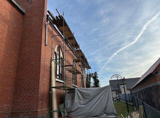 Remont dachu Kościoła św. Marii Magdaleny w Garczegorzu rozpoczął się