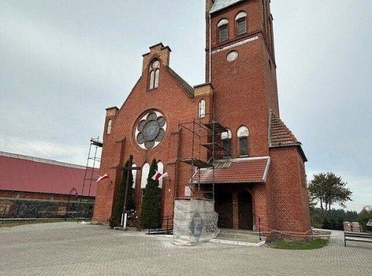 Remont dachu Kościoła św. Marii Magdaleny w Garczegorzu rozpoczął się