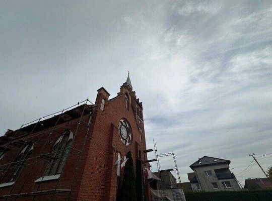 Remont dachu Kościoła św. Marii Magdaleny w Garczegorzu rozpoczął się