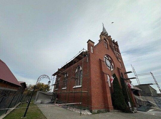 Remont dachu Kościoła św. Marii Magdaleny w Garczegorzu rozpoczął się